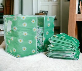 Printed-Flower-Storage-Blanket-Bag