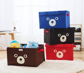 Woven-Bear-Storage-Bag-with