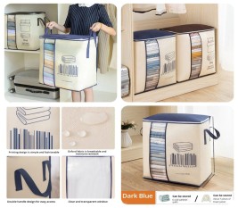 Woven-Blanket-Storage-Bag-with