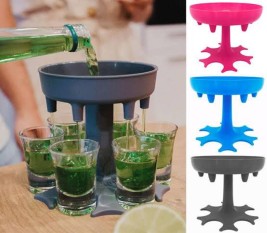 Plastic-6-Mini-Glass-Dispenser